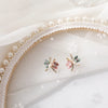 Korean Handmade Colorful Sweet Flowers Stud Earrings For Women Shiny Jewelry Oorbellen Gifts - Image 8