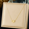 316L Stainless Steel Simple Versatile Zircon Geometry Flowers Bowknot Series Pendant Necklace Lady Classic Charm Jewelry - Image 24
