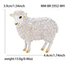 Enamel Zodiac Goat Brooches for Women Unisex Animal Pins Casual Party Jewelry Accessories Gifts Decoration - Image 5