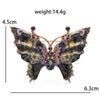 Realistic Butterfly Brooches 4-color Alloy Enamel Insects Brooch For Women's Clothes Bags' Pins Gifts - Image 5