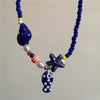 Colorful Ceramic Fish and Starfish Bead Choker Necklace - Image 11