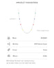Modian Real 925 Sterling Silver Multicolour Enamel Necklace For Women Simple Long Chain Choker Fine Party Jewelry Gift