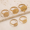 10pcs/lot Stainless Steel Ring Base Adjustable Tray Cabochon Settings Blank Bezel Rings Embryos for Jewelry Materials Making - Image 4