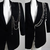 Creative Star-shaped Chain Imitation Pearl Beaded Tassel Brooch Necklace for Women Two Ways To Wear It Pin Dress Chain Jewelry - Image 1