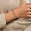 Simple Micro-inlaid Zirconia Thin Bangle for Women Design Shiny Zircon Bracelets Jewelry Gift - Image 5