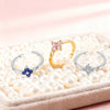 Gold Plated Color Zircon Toe Ring Jewelry Accessories Women's Summer Gift - Image 6
