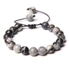 8MM Stone Bead Braid Bracelets Minimalist Carnelian Agates Jades Gem Woven Bangle Jewelry Gift For Women Men - Image 16