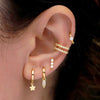 Gold Silver Filled CZ Ear Cuffs Earrings For Women Zircon Fake Piercing Women's Clip Earrings Jewelry - Image 2