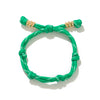 selling color woven rope bracelet with a buckle and gold plating for women - Image 8