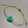 Bohemia Heart Shaped Love Lucky Rainbow Braided Bracelet Simple Ladies Thread Handmade Jewelry Gift - Image 2