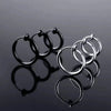 1 Pair Stainless Steel Ear Clip Earrings For Women/Men Painless Non-pierced Fake Earrings Simple Hoop Earrings Jewelry - Image 3