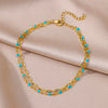 20+5cm Anklets for Women Stainless Steel Shell Starfish Imitation Pearl Leg Bracelets Gold Color Beach Summer Bodychain Jewelry - Image 9