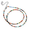 Blue Lapis Lazuli Bead Necklace 2MM Small Agates Sodalite Turquoises Semi-Precious Choker Jewelry Gift - Image 16