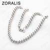 Gold 18 Inch 6mm Beads Chain Necklaces For Woman Mens Party Birthday Wedding Engagement Charm Jewelry - Image 4