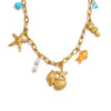 Ocean Style Stainless Steel Pearl Shell Starfish Flower Chilli Drop Charm Necklace Golden Plated Handmade Holiday Jewelry - Image 10