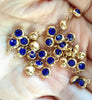 60 piece/lot Stainless Steel Crystal Pendant steel Gold Color 12 Birthstone Charm Round 6mm 6.5mm Rhinestones Charms - Image 27