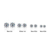 Earring D Gra Lab Diamond 4 Claw Silver Stud Earrings for Women Man - Image 5