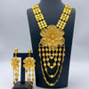 Nigerian Gold Plated Jewelry Set For Women Long Flower Necklace Earrings Jewellery Dubai Brazilian African Bridal Sets - Image 8