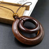 Retro Wooden Collar Decoration Female Jewelry Neck Accessories Clothing Pendant Necklace Sweater Necklace Sweater Chain - Image 7