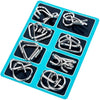 Fun Metal Chinese Ring Puzzle Intelligent Brain Teaser IQ Logic Game for Children Adult Family Entertainment Educational Toy - Image 12