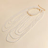 Imitation Pearl Tassel Shoulder Chain Bridal Body Jewelry - Image 16