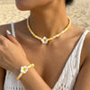 Bohemia Sea Shell Choker Necklace For Women Summer Sweet Flower Pendant Hand-woven Rope Neck Chain Jewelry Accessory - Image 22