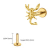 Titanium 16G Scorpion Labret Stud Flatback Zodiac Earring Tragus Cartilage Helix Piercing Body Jewelry - Image 20