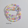 5pcs Noctilucent Colorful Acrylic Anklet Sets For Women Rice Beads Chain Ankle Bracelet Elastic Rope Beach Foot Accessories - Image 4