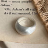 Silver Geometric Open Rings for Women Simple Irregular Twisted Finger Rings Jewelry Gifts - Image 8