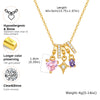 Charms Heart Pendant Necklace for Women, Golden Stainless Steel OT Toggle Necklace, Layered Necklace Stylish Valentine's Gift - Image 6