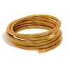 Stainless Steel Stackable Multi-Layer Wrap Arm Bracelet Bangle Metal Elastic Unisex Jewelry Men Women - Image 8