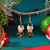 Christmas Snowman Imitation Pearl Drop Earrings for Women Shiny Rhinestone Snowflake Dangle Earring Year Jewelry - Image 16