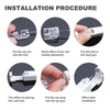 6pcs Disposable Ear Piercing Gun Built-in Earrings Studs Safety Self Ear Piercing Tools Set - Image 21