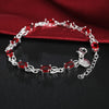 charm Silver Bracelet for man woman Twisted rope chain jewelry Wedding party Christmas gift - Image 5