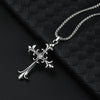 European And American Personality Retro Gothic Cross Necklace For Men And Women Street Hip-Hop Trendsetters Versatile Pe - Image 3