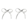 Snake Chain Bow Drop Stud Earrings for Women Gold Plated Bowknot Long Tassels Earring Party Jewelry - Image 8