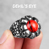 Devil Eye Men Ring 316L Stainless Steel Skull Rings Punk Rock Gothic Domineering Rider Creativity Jewelry Gift - Image 9
