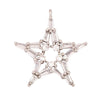 Cute Colourful Star Snowflake Sun FLowers Gold Charm Pendant, Cubic Zirconia CZ Paved,Jewelry Necklace Accessories - Image 15