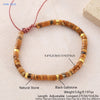 4mm Stone Bracelet Double Layer Woven Agate Imperial Stones Adjustable Bracelets Couple Jewelry Gift - Image 8