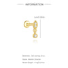 1PC Silver Tassel Chain Eight Pointed Stars Moon Earrings For Women Horse Eye Geometric Zircon Earring - Image 18