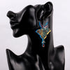 Iridescent Luna Moth Laser Acrylic Earrings for Women Cute Butterfly Drop Dangle Earring Statement Jewelry Gifts - Image 6