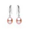 Natural Freshwater Cultured Pearl Drop Earrings for Women Silver Earrings Wedding Jewelry - Image 10