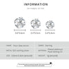 Three-Pair Cubic Zirconia Stud Earring Set in Multiple Metal-Tone Options - Image 5