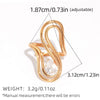 Statement Stainless Steel Delicate Shiny Cubic Zirconia Ring For Women Gold Pvd Plated Finger Jewelry Gift - Image 12