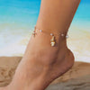 Simple Double Zircon Cross 8 Shape Word Anklet For Women Hollow Love Heart Thin Chain Anklets Beach Foot Minimalist Jewelry - Image 12