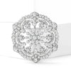Christmas Rhinestone Snowflake Brooch for Women Pearl Ice Crystal Pins Event Party Year Gifts Decoration Clothes Accessories - Image 7