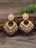 Retro Bohemian ethnic style earrings, exaggerated temperament, hollowed out love earrings, long bell, Indian accessories - Image 9