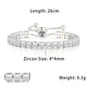 Zircon Tennis Bracelets for Women Dazzling Various Shape Crystal Chain on Hand Sexy Party Accessories Jewelry - Image 29