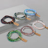 Faceted Glass Bead Stretch Bracelet in Multiple Colors - Image 3
