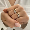 Simple Individuality Crossovers Rings for Women Temperament Creativity Open Mouth Rings Party Charms Jewelry Gifts - Image 8